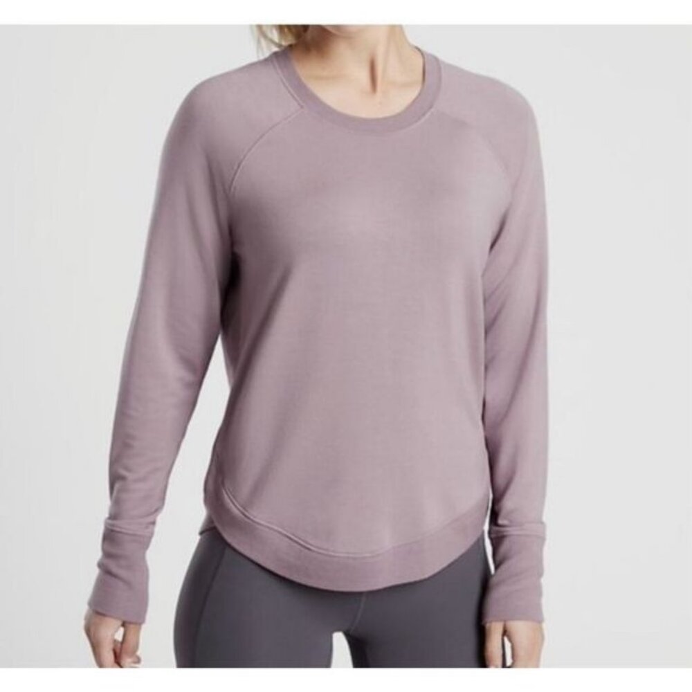 Athleta Light Purple Mindset Sweatshirt Size M